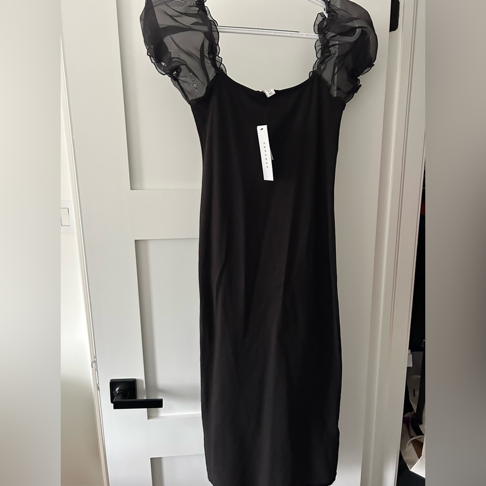 Top shop black dress